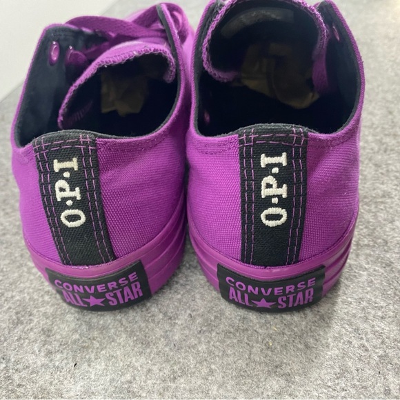 Converse OPI Low Top Purple Classic Sneakers Runners Women’s Size 7 Men’s 5 - Picture 6 of 15
